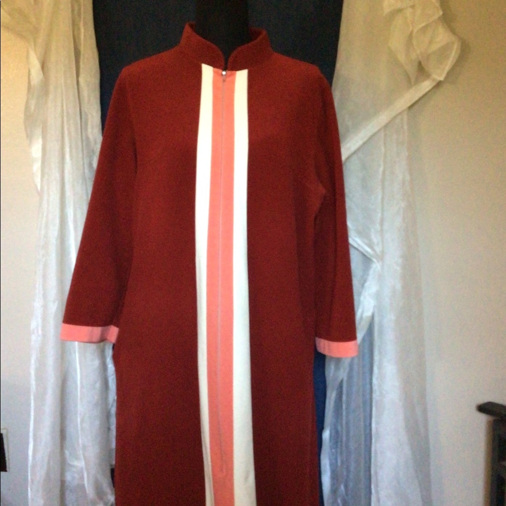 JC Penny Vintage 70s velour robe XL